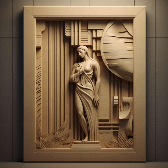 نموذج ثلاثي الأبعاد لآلة CNC 3D Art 